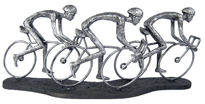 Resin Cyclist Trio